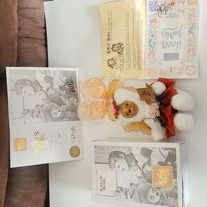 Raikes Bears Autumn Flower Fairy new in box signed certificates vintage